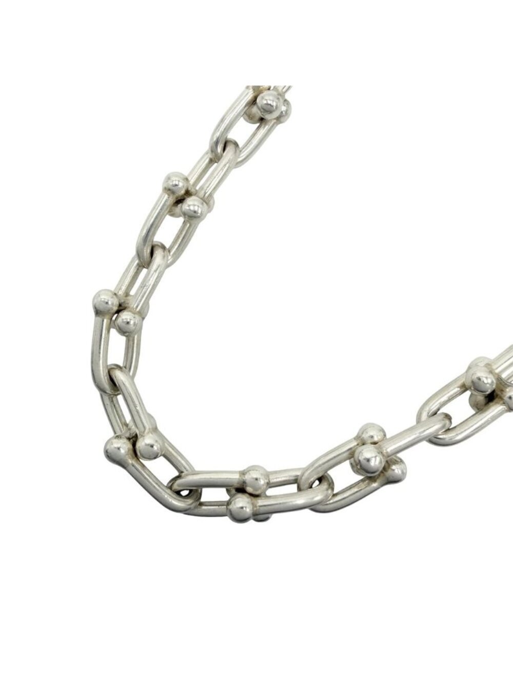 Tiffany & Co Necklace HardWear Small Link Adjustable925 Sterling Silver